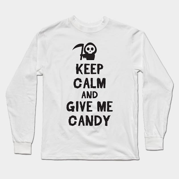 Keep calm Candy Long Sleeve T-Shirt by nektarinchen